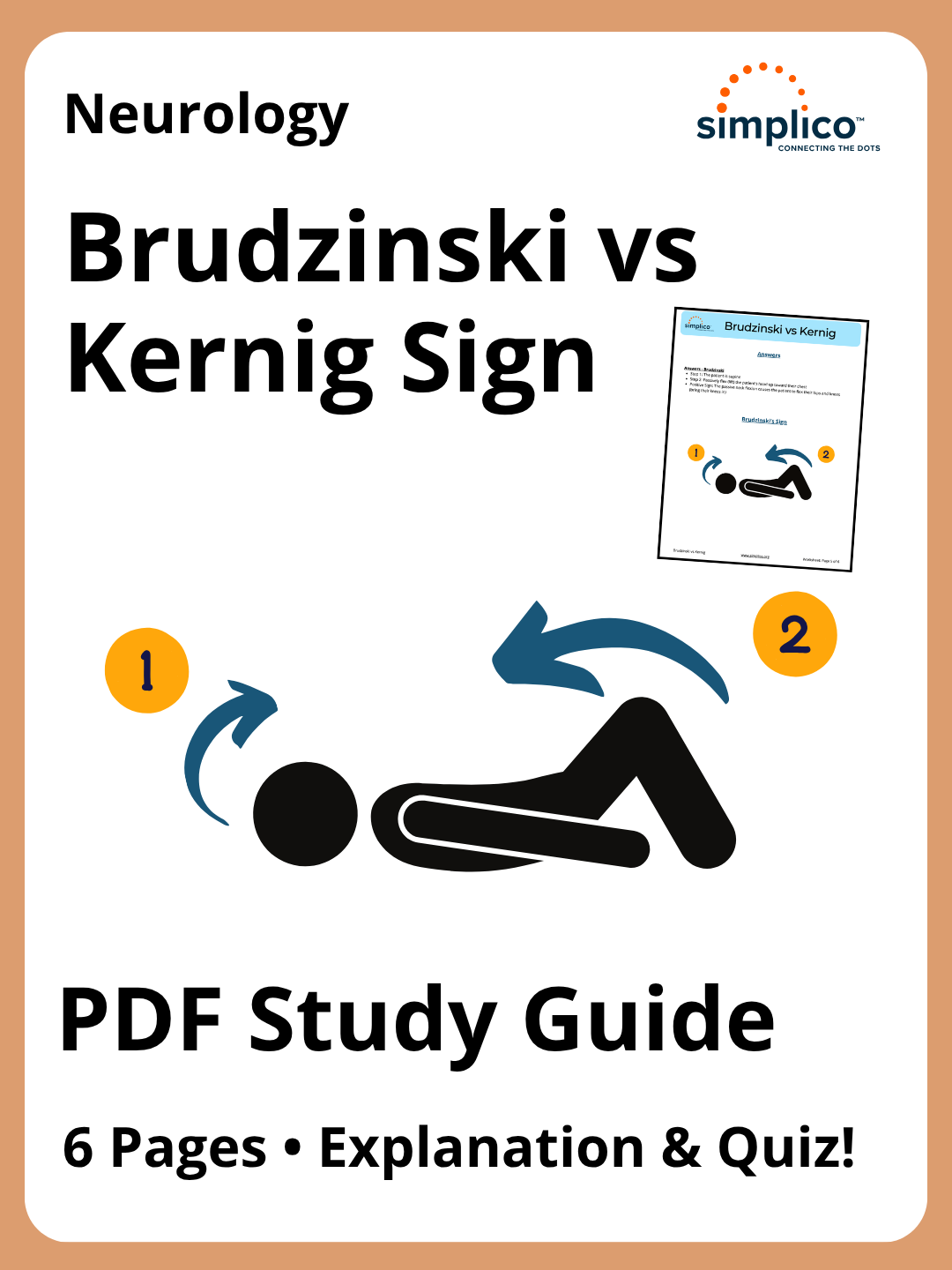 Brudzinski vs Kernig Sign | PDF Study Guide